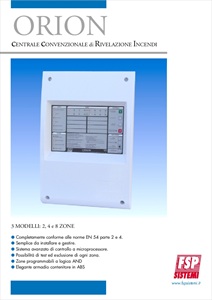 Centrale rivelazione incendio ORION