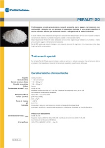 Peralit 20 - perlite espansa per isolamento ed alleggerimento