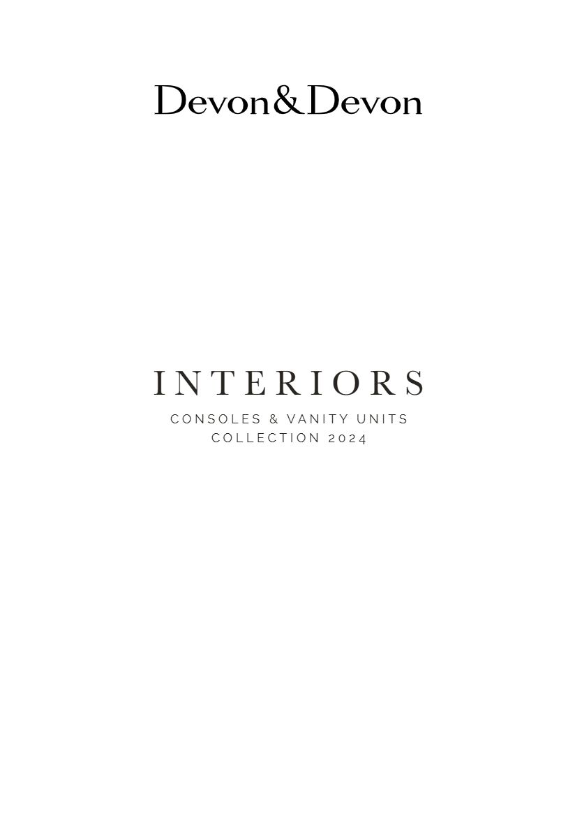 Interiors 2024 - Consoles & Vanity Units (it, en, fr, de, es, ru)