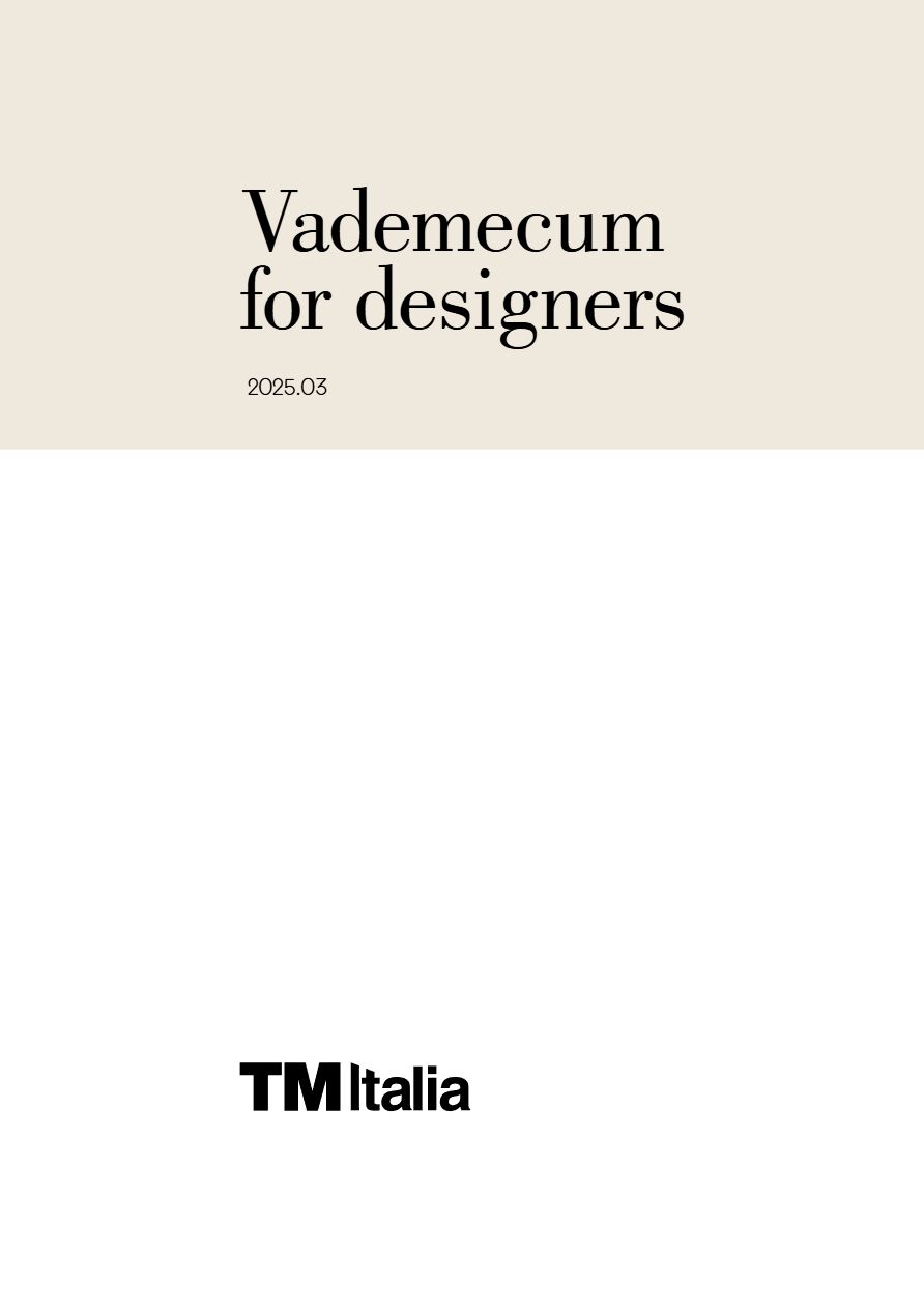 TM Italia - Vademecum for designers 2025 (it, en)