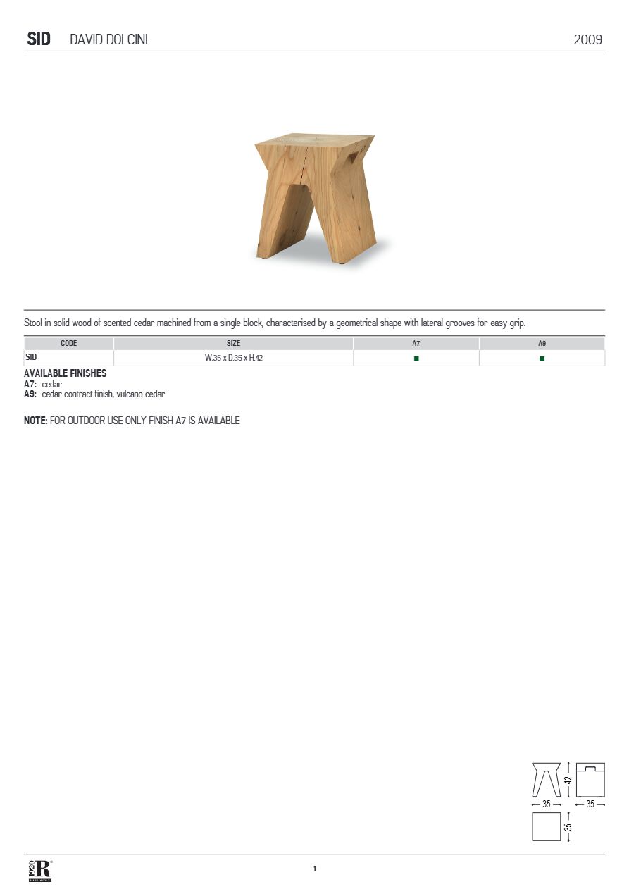 Data sheet - Sid (en)