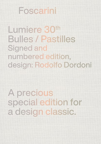 Foscarini Lumiere 30TH (it, en)