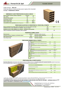 Blocco Portante In Laterizio FORATELLA 12X25X25 Collezione Divisori E blocco-portante-in-laterizio-foratella-12x25x25-collezione-divisori-e