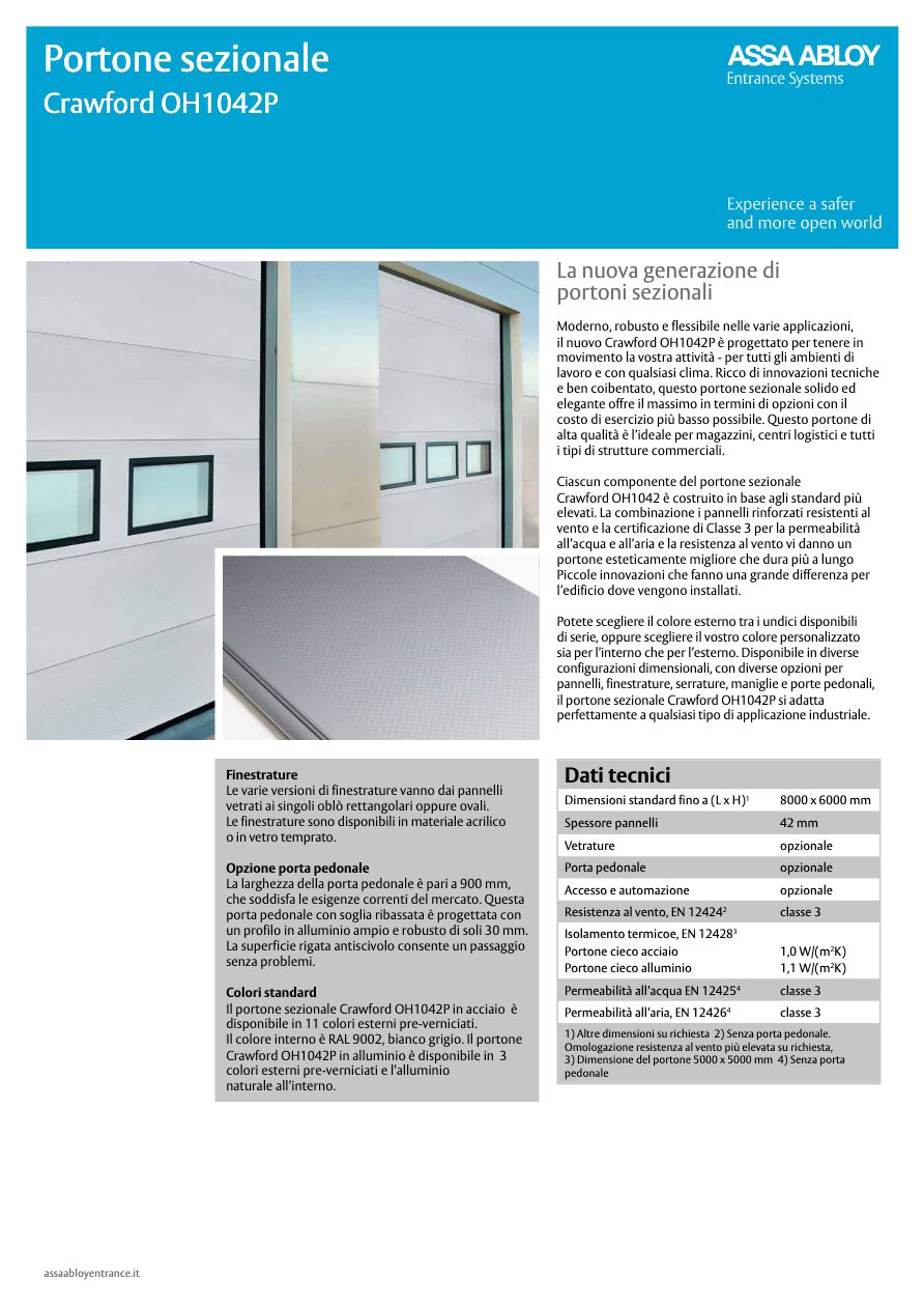 Catalogo Crawford OH1042P