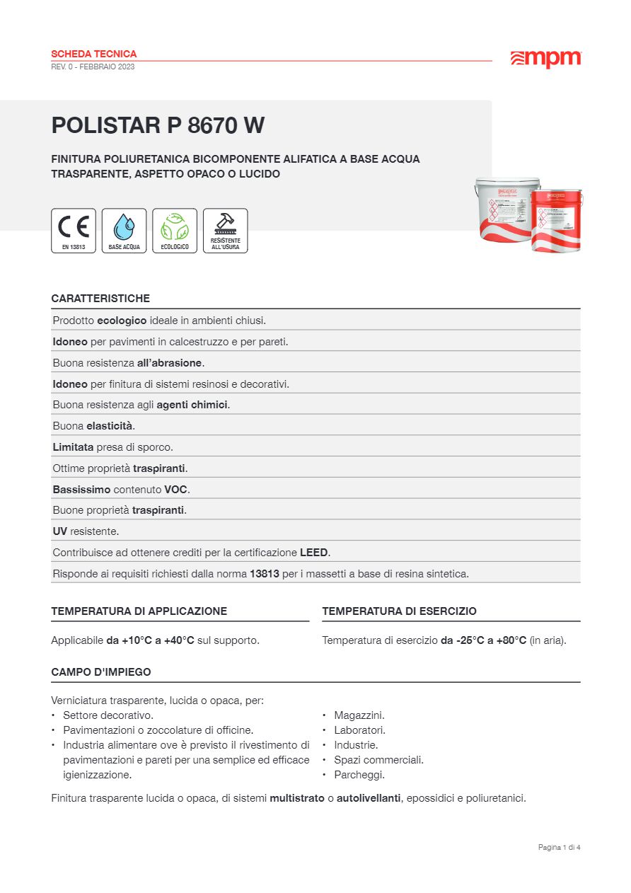 Catalogo POLISTAR P 8670 W (it)