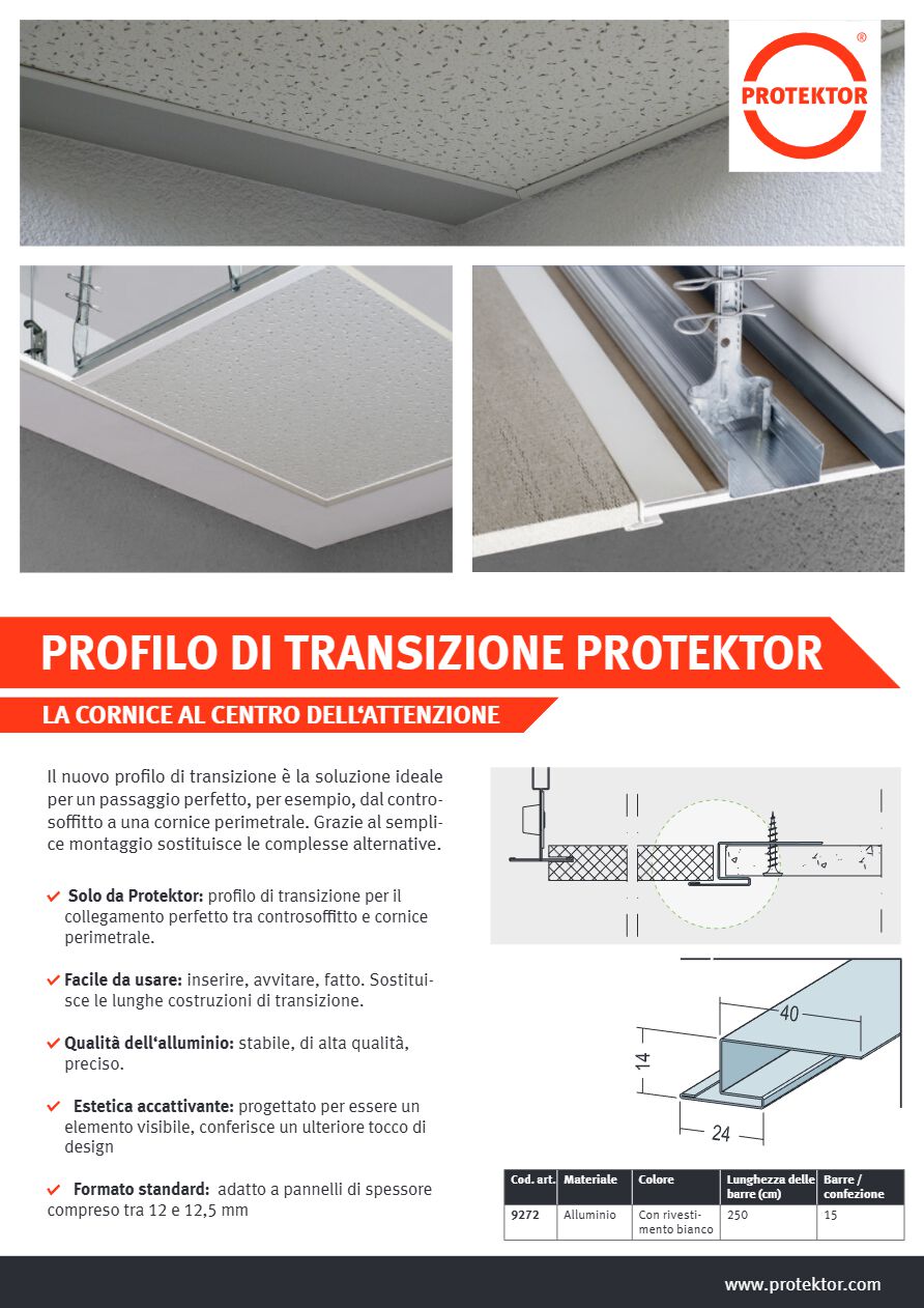 Protektor - Profilo di transizione - Brochure (it)
