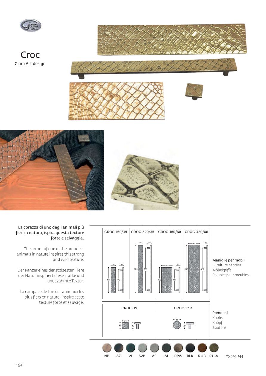 Catalogo CROC (it, en, fr, de)